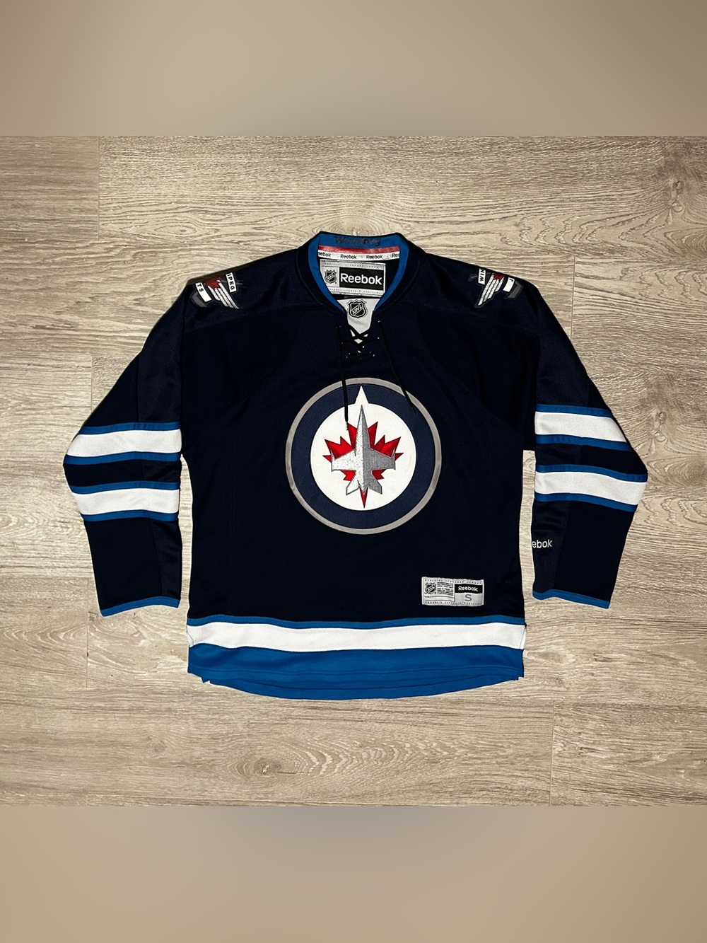 Winnipeg Jets Reebok Men’s Dark Navy Hockey Jersey